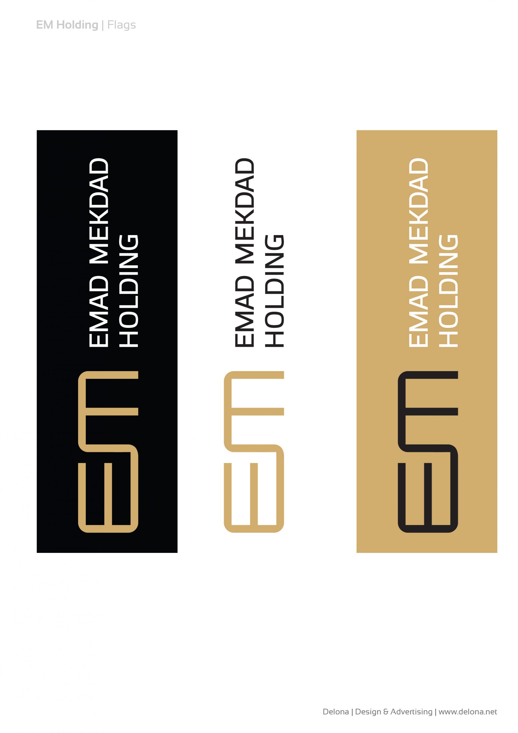 EM Holding – Stationary branding